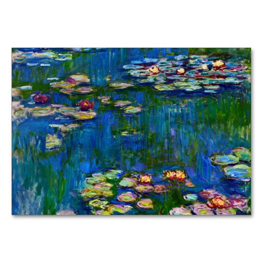 Claude Monet - Water Lilies Kaart (Voorkant)