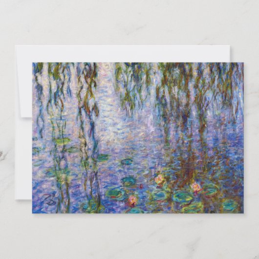 Claude Monet - Water Lilies Kaart (Voorkant)
