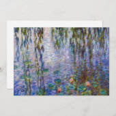 Claude Monet - Water Lilies Kaart (Voorkant / Achterkant)