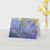 Claude Monet - Water Lilies Kaart (Gele Bloem)
