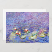 Claude Monet - Water Lilies Kaart (Voorkant / Achterkant)