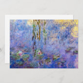 Claude Monet - Water Lilies Kaart (Voorkant / Achterkant)