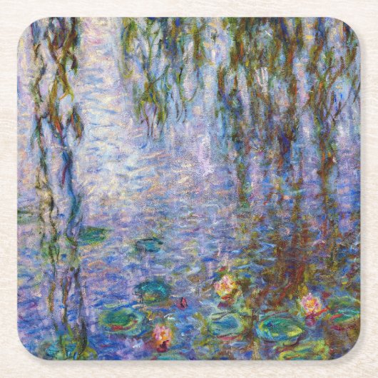 Claude Monet - Water Lilies Kartonnen Onderzetters (Voorkant)