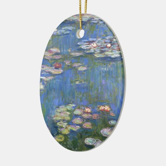 Claude Monet // Water Lilies Keramisch Ornament (Links)