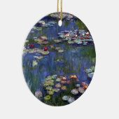 Claude Monet Water Lilies Keramisch Ornament (Rechts)