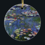 Claude Monet Water Lilies Keramisch Ornament<br><div class="desc">Claude Monet Water Lilies</div>