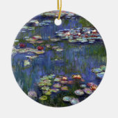 Claude Monet Water Lilies Keramisch Ornament (Voorkant)