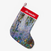 Claude Monet - Water Lilies Kleine Kerstsok (Voorkant (Hangend))