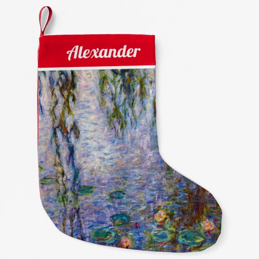 Claude Monet - Water Lilies Kleine Kerstsok (Voorkant)