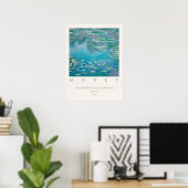 Claude Monet Water Lilies Kunsttentoonstelling 190 Poster (Thuiskantoor)
