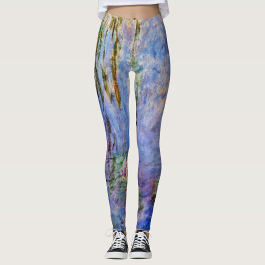 Claude Monet - Water Lilies Leggings (Voorkant)
