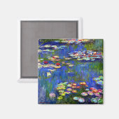 Claude Monet Water Lilies Magneet (Voorkant / Achterkant)
