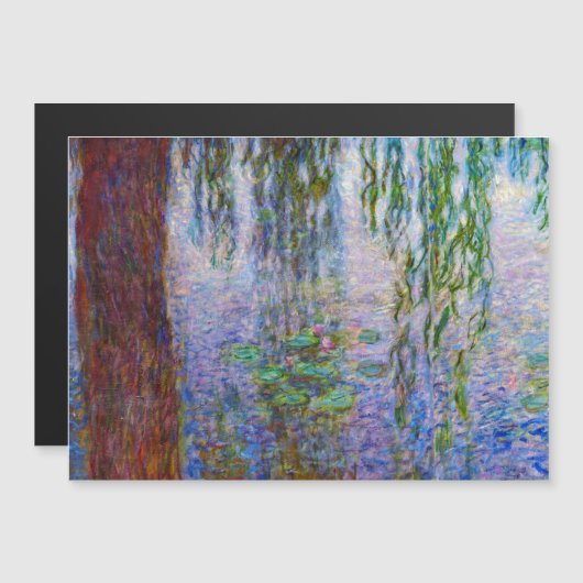 Claude Monet - Water Lilies Magnetische Kaart (Voorkant / Achterkant)