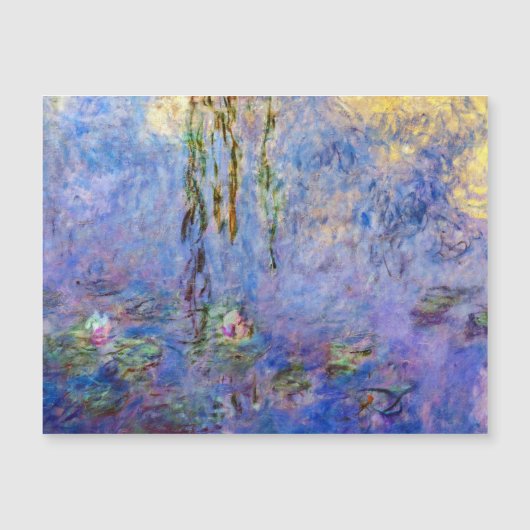 Claude Monet - Water Lilies Magnetische Kaart (Voorkant)