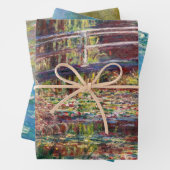 Claude Monet - Water Lilies Masterstukselectie Inpakpapier Vel (In situ)