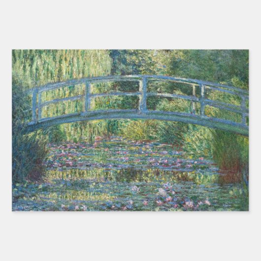 Claude Monet - Water Lilies Masterstukselectie Inpakpapier Vel (Voorkant)