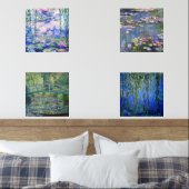 Claude Monet Water Lilies Masterstukselectie Muurkunst Sets (Slaapkamer)