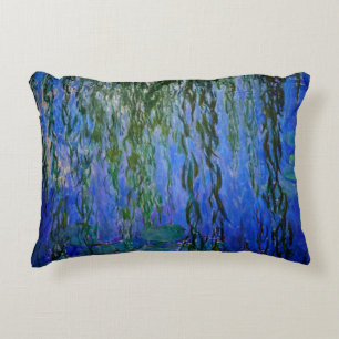 Claude Monet - Water Lilies met sluipende wilg Accent Kussen