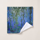 Claude Monet - Water Lilies met sluipende wilg Bad Handdoek (Wasdoekje)