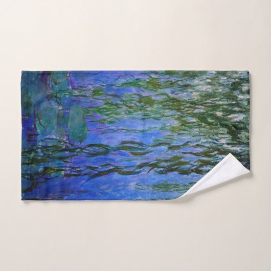 Claude Monet - Water Lilies met sluipende wilg Bad Handdoek (Handdoek)