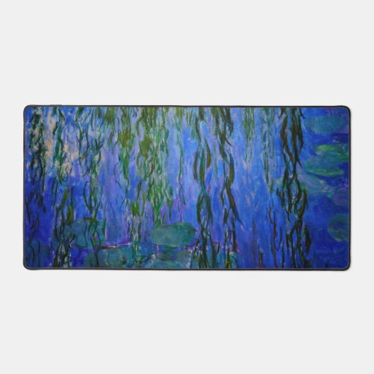 Claude Monet - Water Lilies met sluipende wilg Bureaumat (Voorkant)