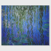 Claude Monet - Water Lilies met sluipende wilg Cadeaupapier (Vlak)