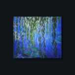 Claude Monet - Water Lilies met sluipende wilg Canvas Afdruk<br><div class="desc">Water Lilies met sluiptrekkende takken / Nympheas avec rameaux de saule door Claude Monet in 1916-1919</div>