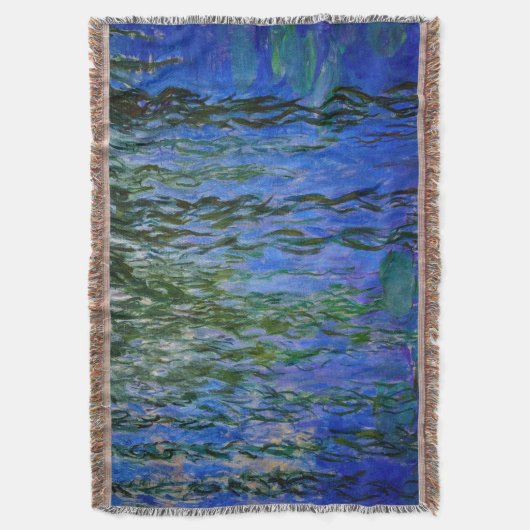 Claude Monet - Water Lilies met sluipende wilg Deken (Voorkant Verticaal)