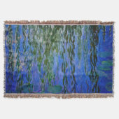 Claude Monet - Water Lilies met sluipende wilg Deken (Voorkant)