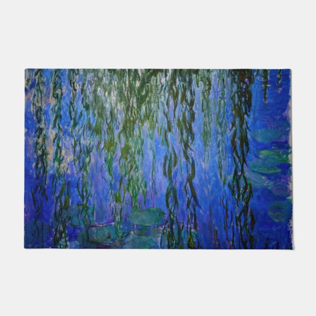 Claude Monet - Water Lilies met sluipende wilg Deurmat (Voorkant)