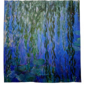 Claude Monet - Water Lilies met sluipende wilg Douchegordijn (Voorkant)
