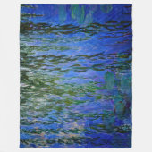 Claude Monet - Water Lilies met sluipende wilg Fleece Deken (Voorkant)