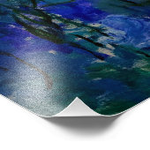 Claude Monet - Water Lilies met sluipende wilg Foto Afdruk (Hoek)