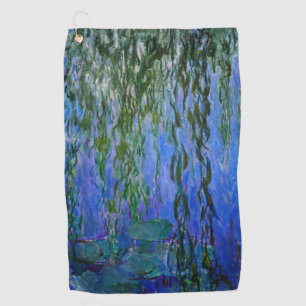 Claude Monet - Water Lilies met sluipende wilg Golfhanddoek