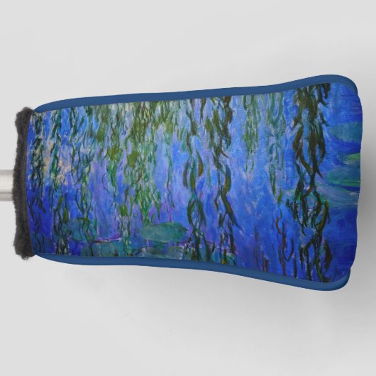 Claude Monet - Water Lilies met sluipende wilg Golfheadcover (Voorkant)