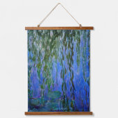 Claude Monet - Water Lilies met sluipende wilg Hangend Wandkleed (Voorkant)