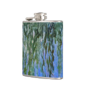 Claude Monet - Water Lilies met sluipende wilg Heupfles (Links)