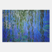 Claude Monet - Water Lilies met sluipende wilg Inpakpapier Vel (Voorkant)
