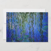 Claude Monet - Water Lilies met sluipende wilg Kaart (Voorkant)