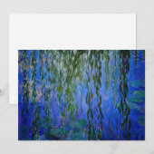 Claude Monet - Water Lilies met sluipende wilg Kaart (Voorkant / Achterkant)