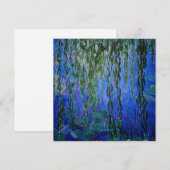 Claude Monet - Water Lilies met sluipende wilg Kaart (Voorkant / Achterkant)