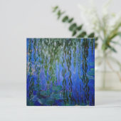 Claude Monet - Water Lilies met sluipende wilg Kaart (Staand voorkant)