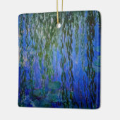 Claude Monet - Water Lilies met sluipende wilg Keramisch Ornament (Links)