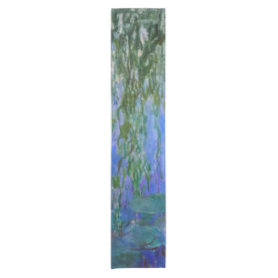 Claude Monet - Water Lilies met sluipende wilg Korte Tafelloper