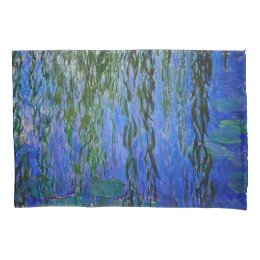 Claude Monet - Water Lilies met sluipende wilg Kussensloop (Voorkant)