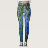 Claude Monet - Water Lilies met sluipende wilg Leggings (Voorkant)