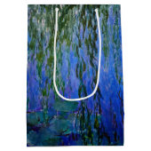 Claude Monet - Water Lilies met sluipende wilg Medium Cadeauzakje (Achterkant)