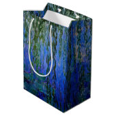 Claude Monet - Water Lilies met sluipende wilg Medium Cadeauzakje (Achterkant Gekanteld)