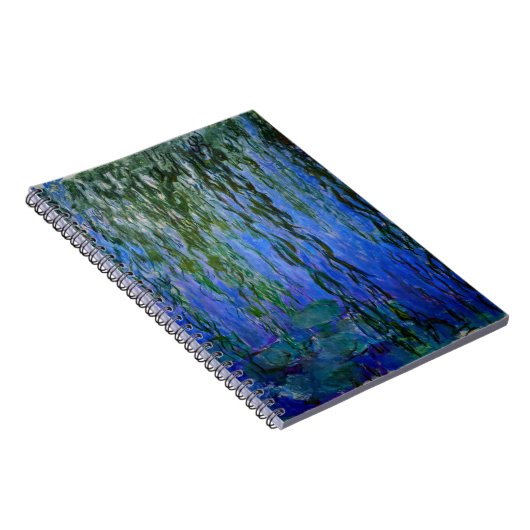 Claude Monet - Water Lilies met sluipende wilg Notitieboek (Rechterzijde)