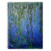 Claude Monet - Water Lilies met sluipende wilg Notitieboek (Voorkant)